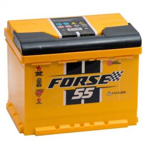 Аккумулятор автомобильный Forse 55 купить в Новосибирске - 12volt54.ru