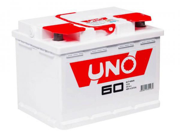 Аккумулятор автомобильный UNO 60 А/ч