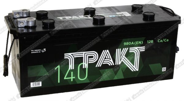 Аккумулятор автомобильный Тракт 140 купить в Новосибирске - 12volt54.ru